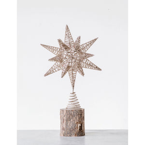 Gold Star Tree Topper