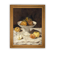 Load image into Gallery viewer, Golden Apples Vintage Framed Canvas Art