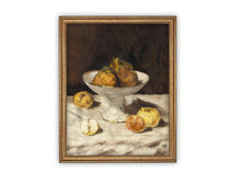 Load image into Gallery viewer, Golden Apples Vintage Framed Canvas Art