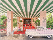 Load image into Gallery viewer, Gray Malin The Dogs at the Beverly Hills Hotel Two-Sided Puzzle