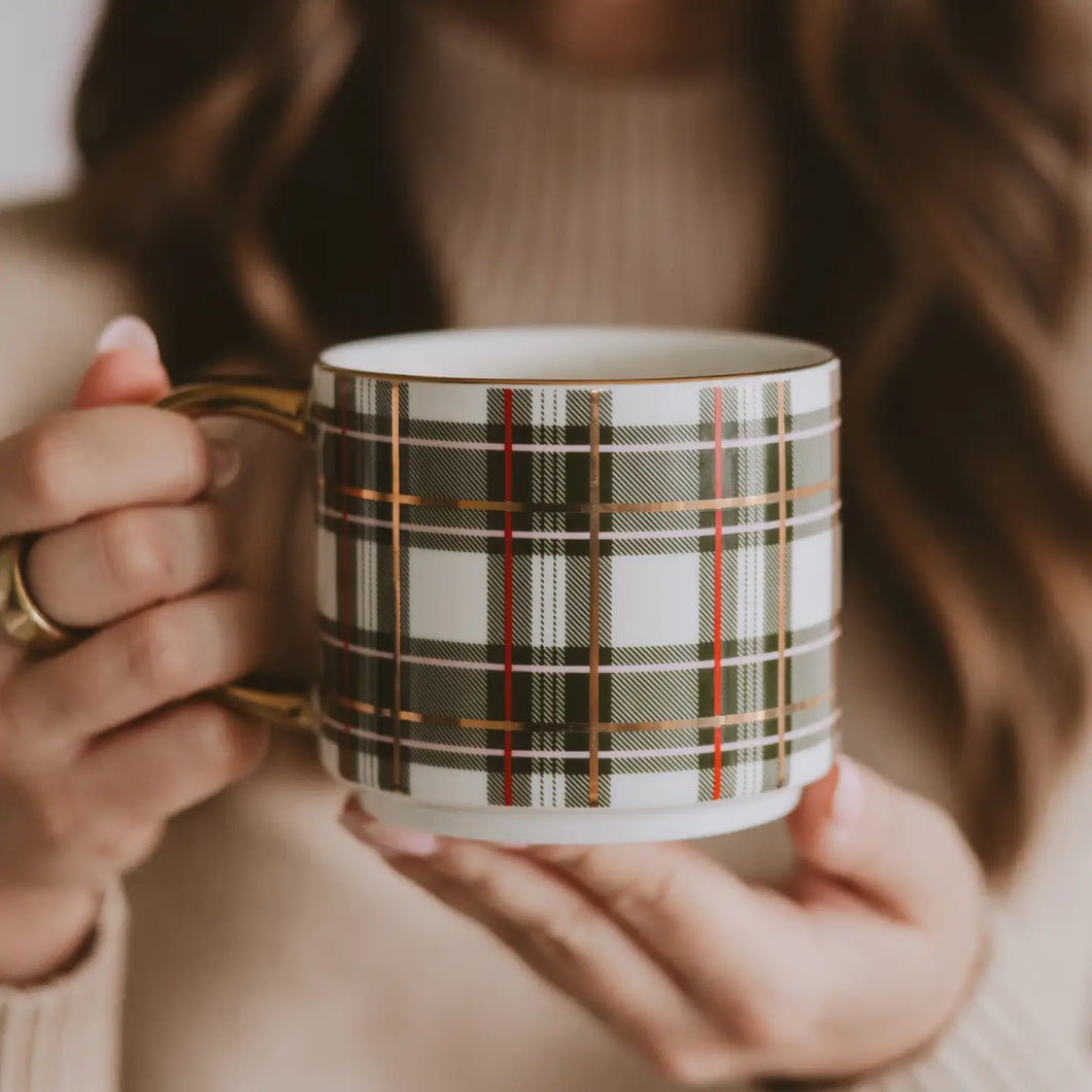 Plaid Coffee Mug