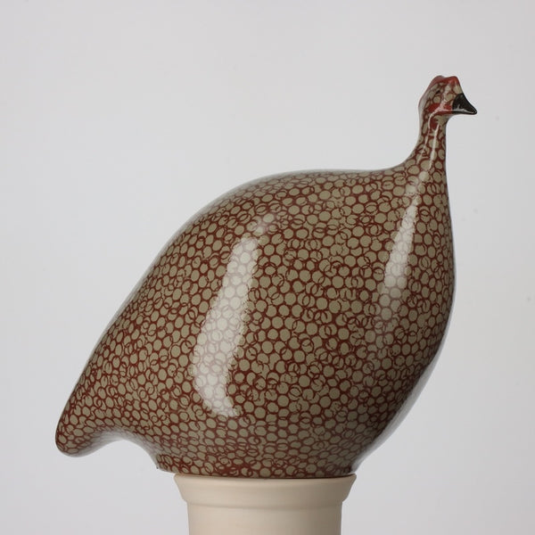 Guinea Fowl Grey Speckled Bordeaux - Marcel