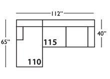 Load image into Gallery viewer, Holloway Sofa with Right-Seated Chaise