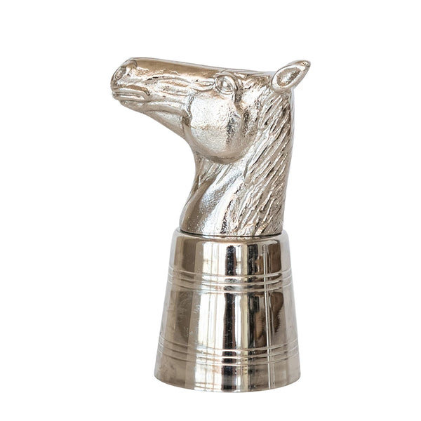 Horse Head Cast Aluminum Jigger