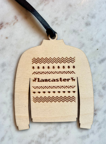 Lancaster Christmas Fair Isle Sweater Ornament