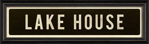 Lake House Street Sign Art