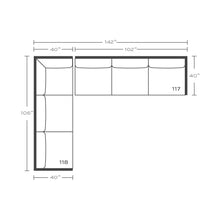 Load image into Gallery viewer, Lilah Sectional - 117/118