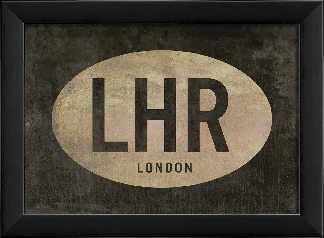 London LHR Framed Art