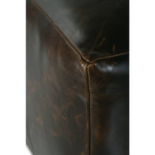 Load image into Gallery viewer, Macon Leather Ottoman