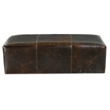 Load image into Gallery viewer, Macon Leather Ottoman