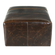 Load image into Gallery viewer, Macon Leather Ottoman