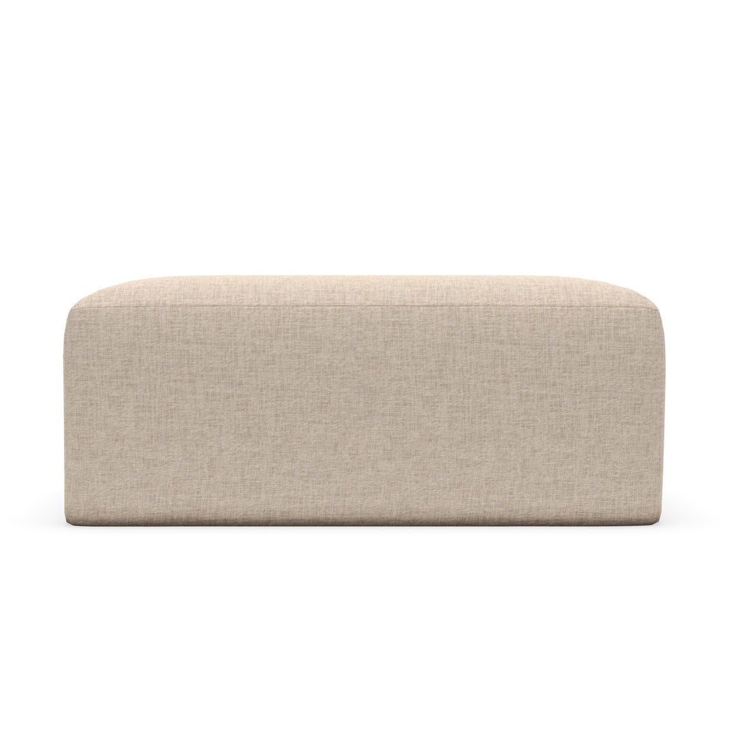 Floor Model Macon Ottoman - Taupe