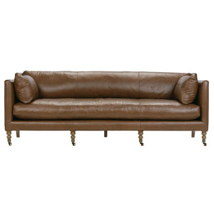 Madeline 90" Leather Sofa