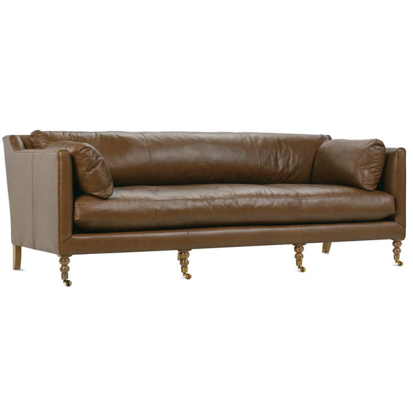 Madeline 90" Leather Sofa
