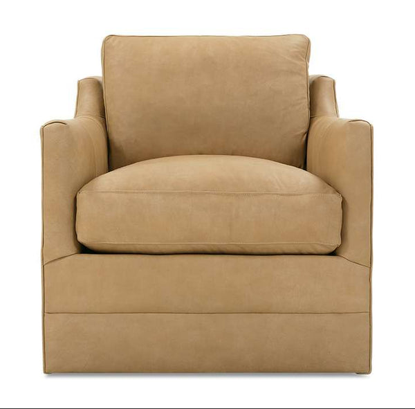 Madeline Leather Swivel Chair