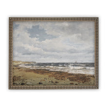 Load image into Gallery viewer, Pebbled Shoreline Vintage Framed Canvas Art