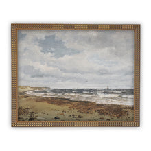 Load image into Gallery viewer, Pebbled Shoreline Vintage Framed Canvas Art
