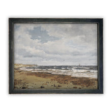 Load image into Gallery viewer, Pebbled Shoreline Vintage Framed Canvas Art