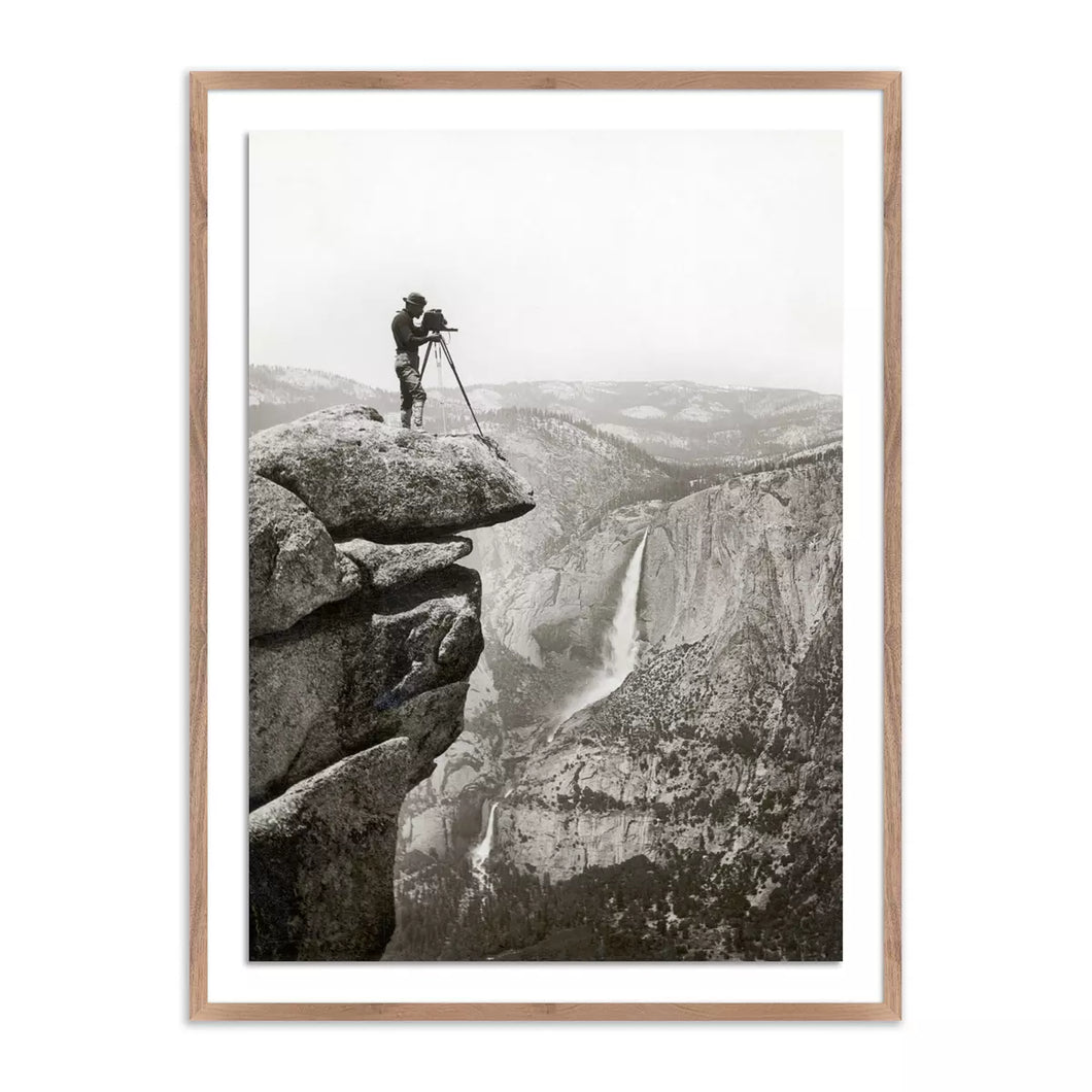 Photographer In Yosemite Valley by Getty Images