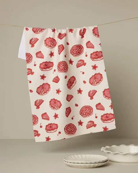Pie-Triotic Tea Towel