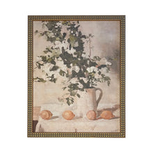 Load image into Gallery viewer, Pitcher of Flowers Vintage Framed Canvas Art