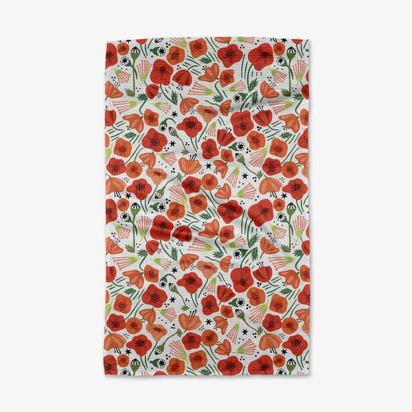 Poppy Power Tea Towel