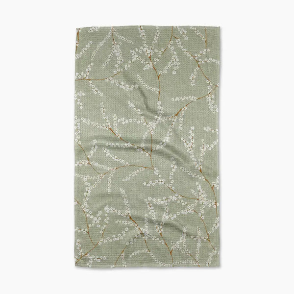 Quiet Flowers Tea Towel