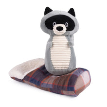 Load image into Gallery viewer, Raccoon Camp Pal Plush Dog Toy