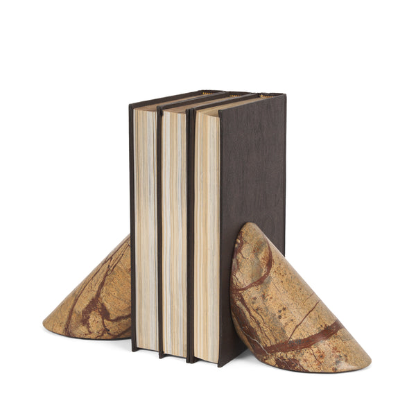 Rainforest Marble Bookends