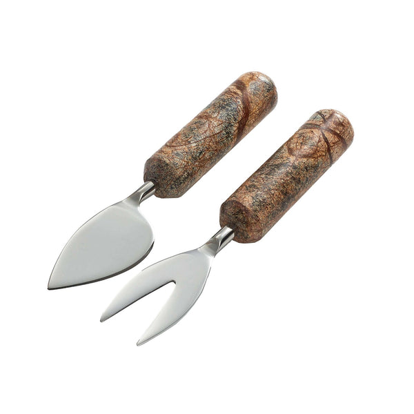 Rainforest Marble Cheese Knife Set