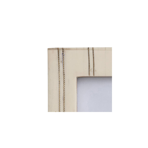 Resin Photo Frame with Metal Inlay