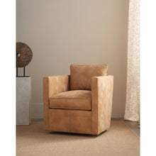 Load image into Gallery viewer, Rothko Leather Swivel Chair