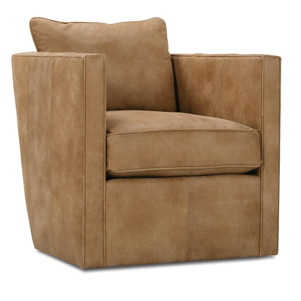 Rothko Leather Swivel Chair