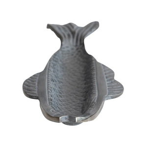 Rubbed Bronze Aluminum Fish Dish