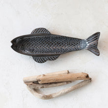 Load image into Gallery viewer, Rubbed Bronze Aluminum Fish Dish