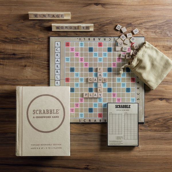 Scrabble Vintage Bookshelf Edition Game