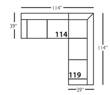 Load image into Gallery viewer, Derby Sectional - 114 &amp; 119
