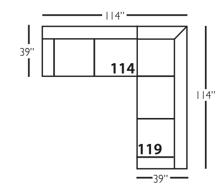Derby Sectional - 114 & 119