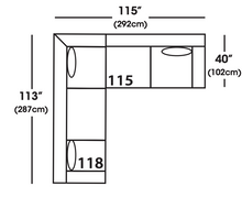 Load image into Gallery viewer, Moore Sectional - 115/118