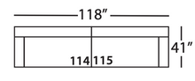 Load image into Gallery viewer, Maddox Sectional- 114/115