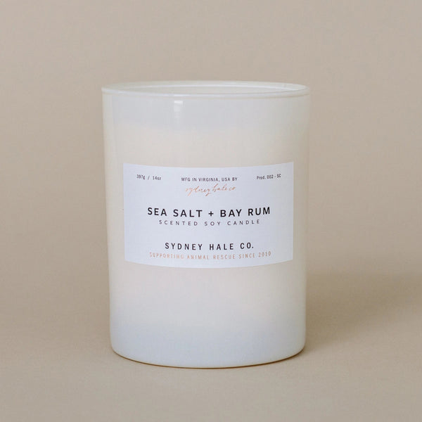 Sea Salt + Bay Rum Candle