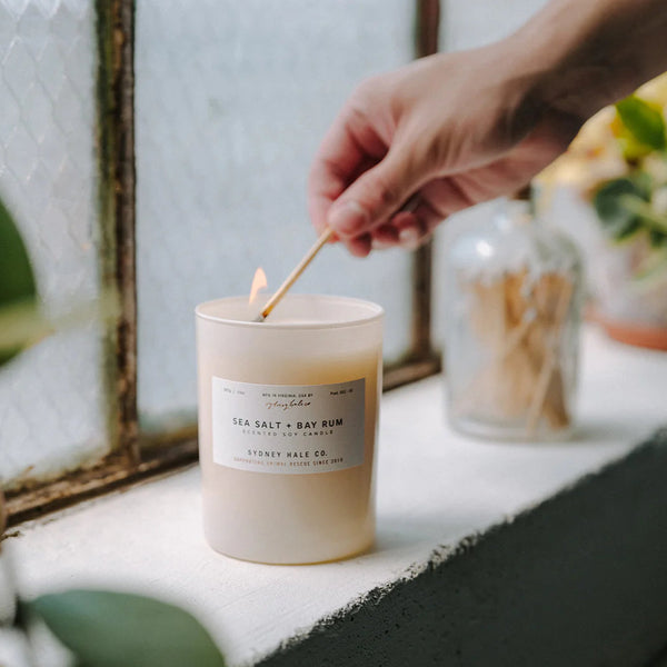 Sea Salt + Bay Rum Candle