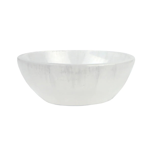 Selenite Round Bowl