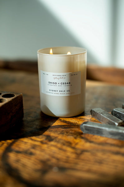 Shiso + Cedar Candle