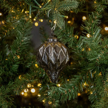 Load image into Gallery viewer, Silver Geometric Kugel Ornament