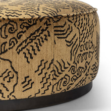 Load image into Gallery viewer, Sinclair Large Round Ottoman