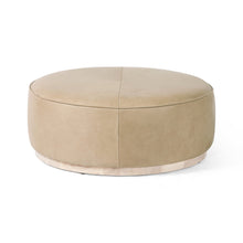 Load image into Gallery viewer, Sinclair Large Round Ottoman