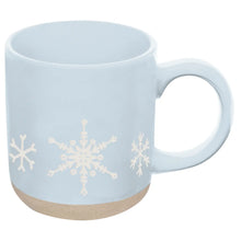 Load image into Gallery viewer, Snowflakes Stoneware Mug
