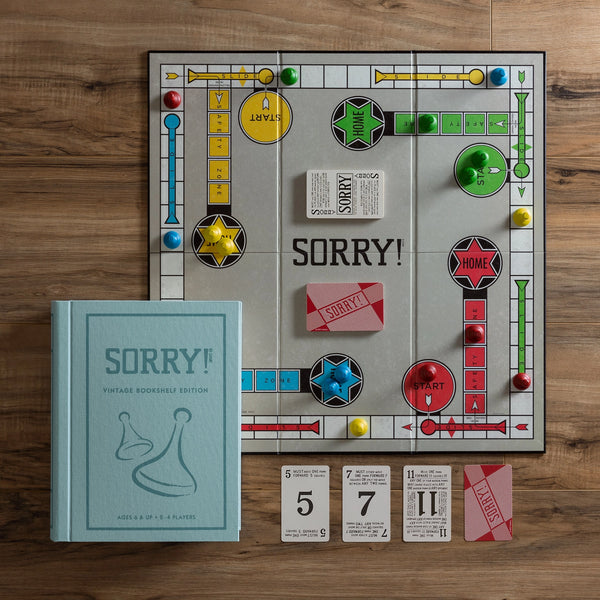 Sorry! Vintage Bookshelf Edition Game