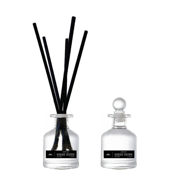 Leather + Pine Reed Diffuser